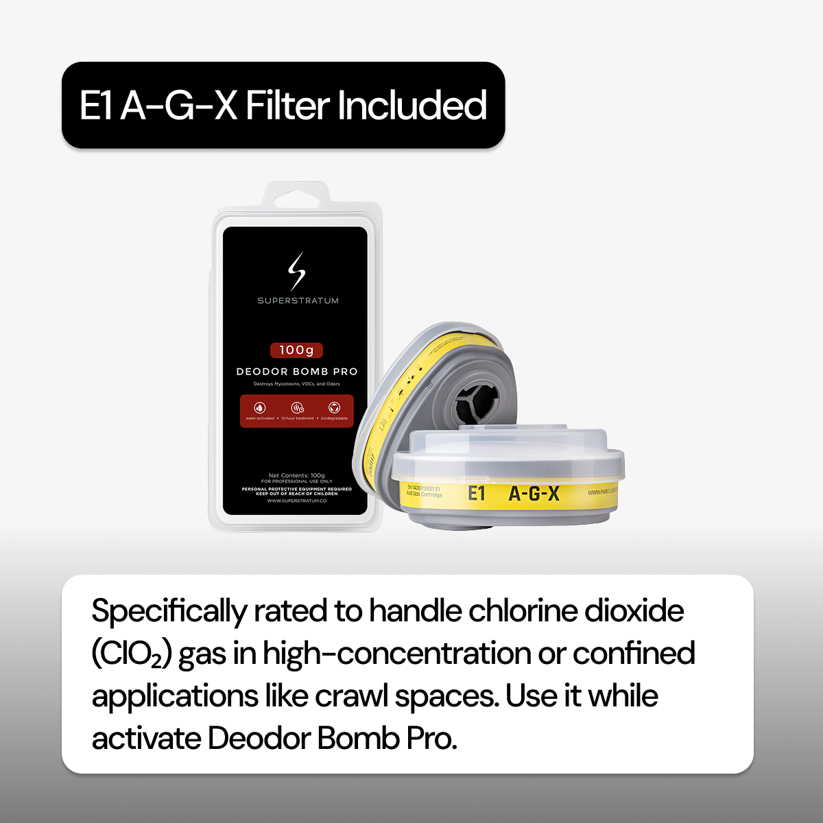 PD-101 Full Face Respirator — Superstratum Featured Bundle with 2 Filters