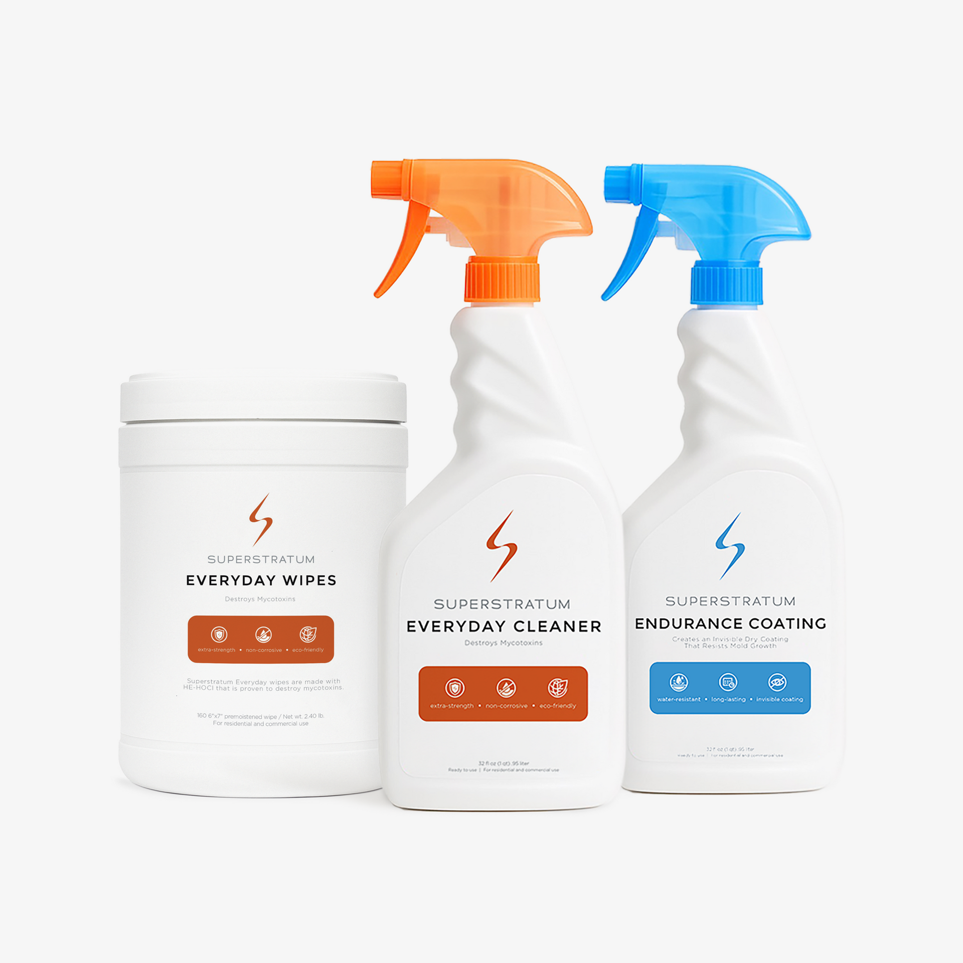 Trio Pack – Cleaner, Wipes & Coating Against Mycotoxins